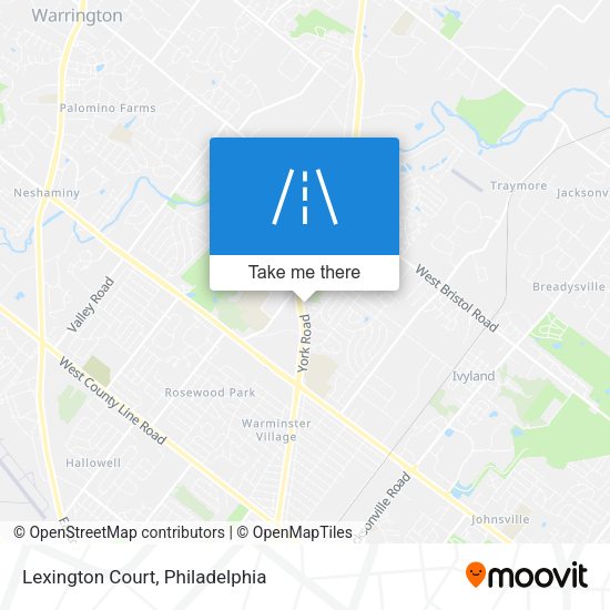 Mapa de Lexington Court