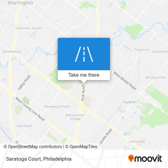 Saratoga Court map