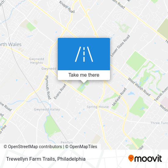 Trewellyn Farm Trails map