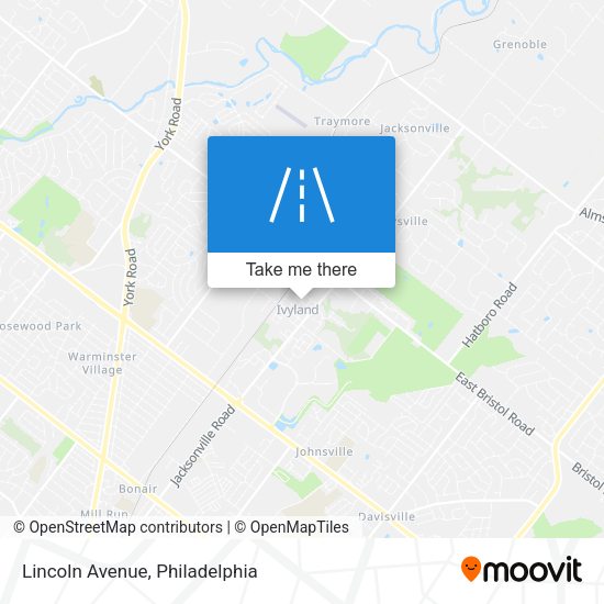 Lincoln Avenue map