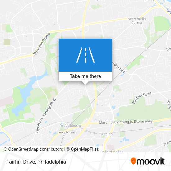 Fairhill Drive map