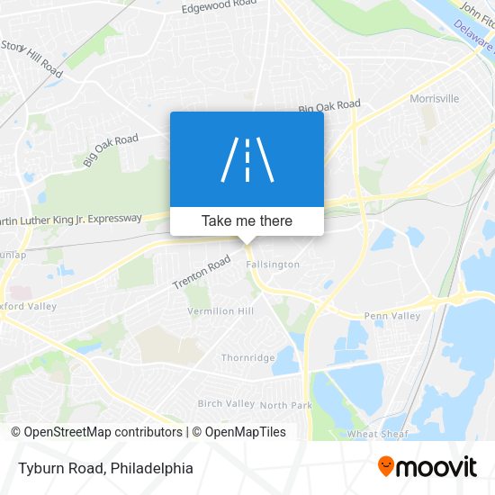 Mapa de Tyburn Road