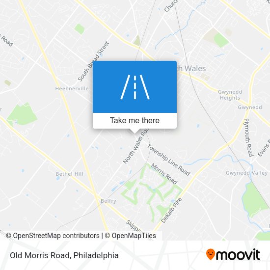 Mapa de Old Morris Road