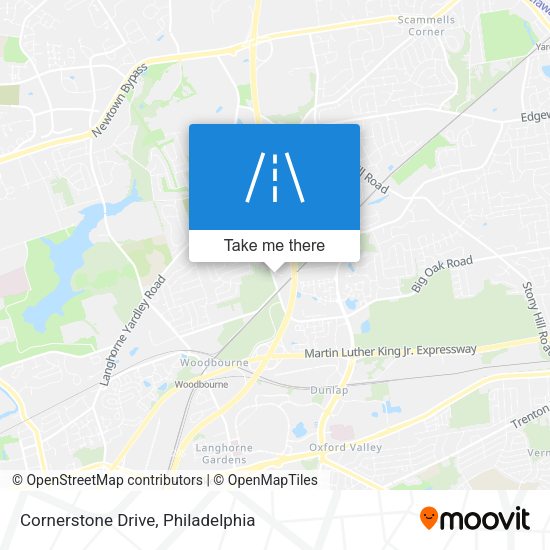Mapa de Cornerstone Drive