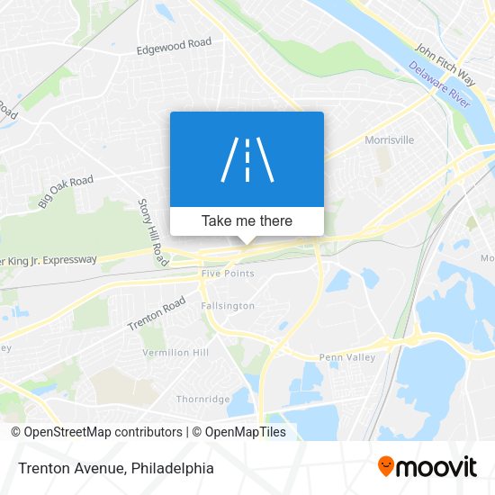 Trenton Avenue map