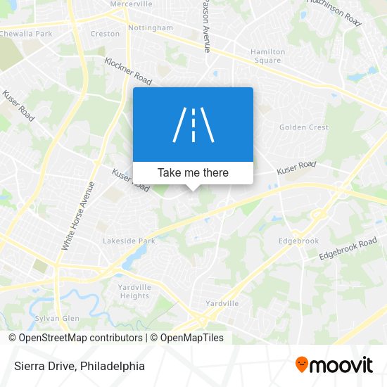Mapa de Sierra Drive