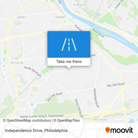Independence Drive map