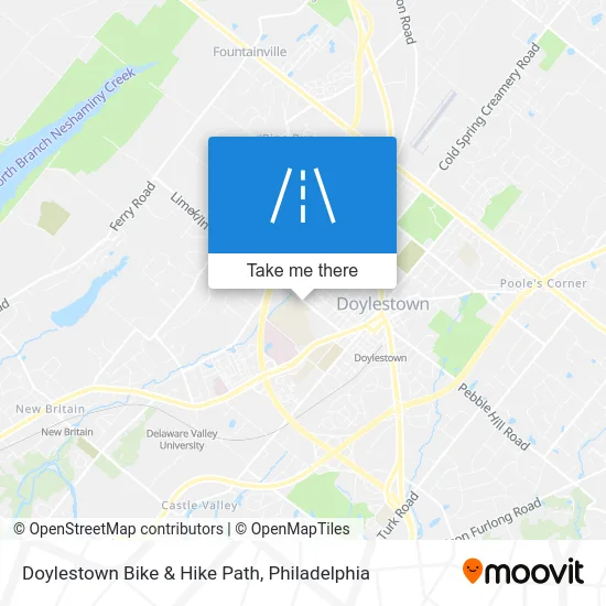 Doylestown Bike & Hike Path map