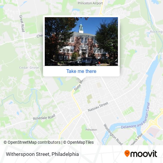 Mapa de Witherspoon Street