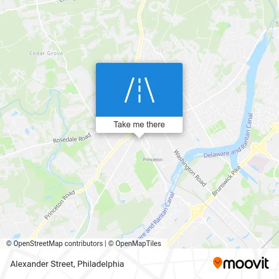 Alexander Street map