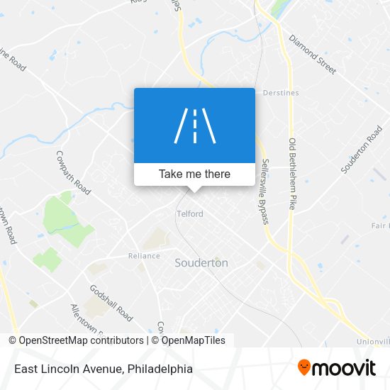 East Lincoln Avenue map