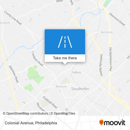 Colonial Avenue map