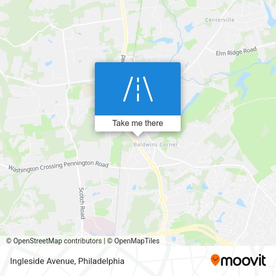 Ingleside Avenue map