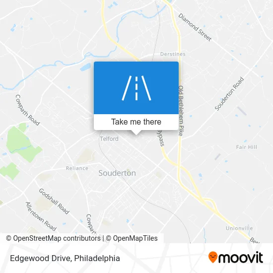 Edgewood Drive map