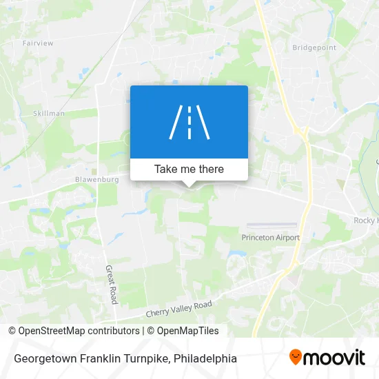 Georgetown Franklin Turnpike map