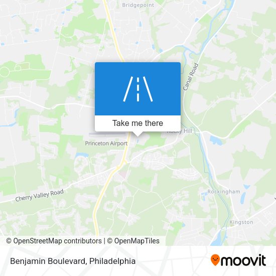 Benjamin Boulevard map