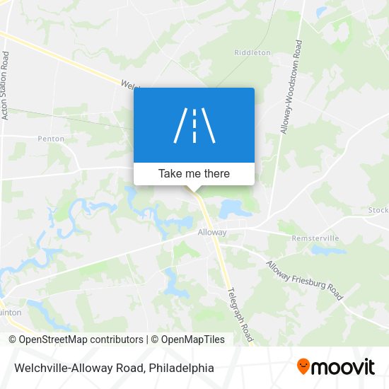 Mapa de Welchville-Alloway Road