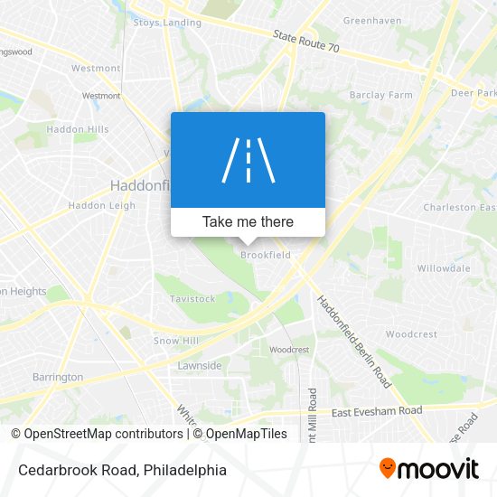 Mapa de Cedarbrook Road