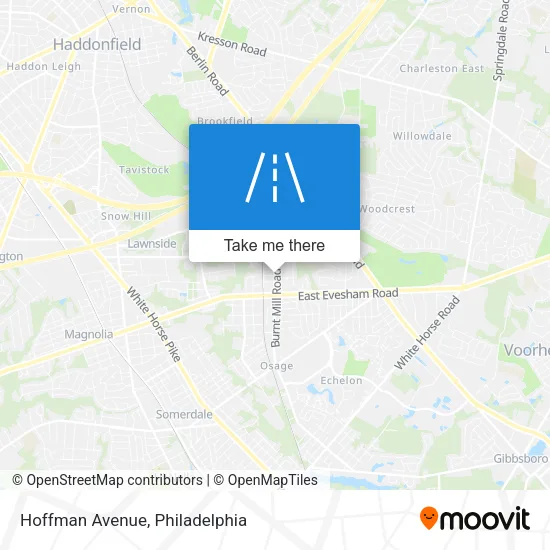 Mapa de Hoffman Avenue