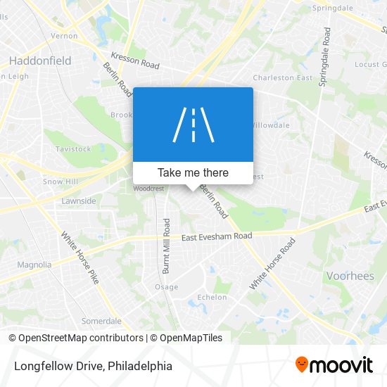 Longfellow Drive map