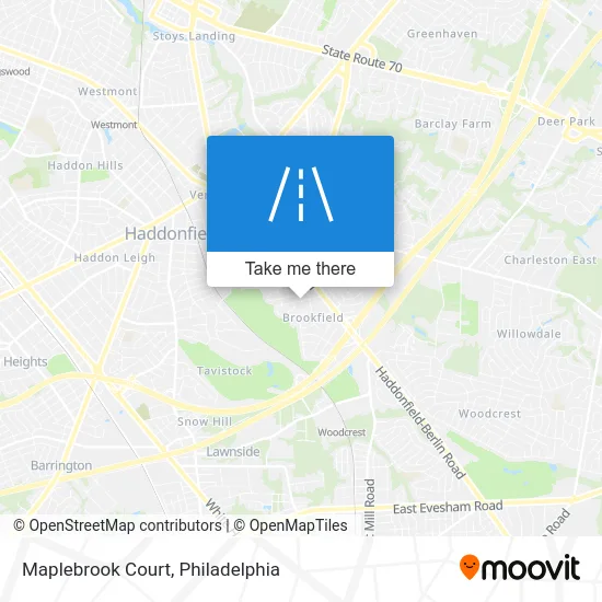 Maplebrook Court map