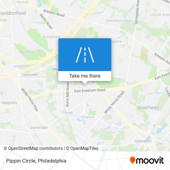 Mapa de Pippin Circle