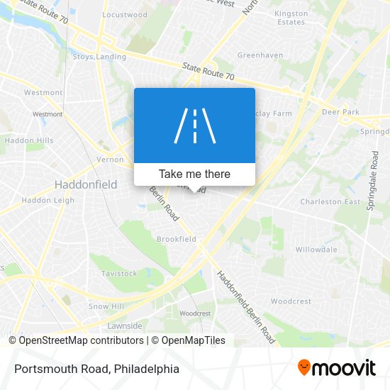 Portsmouth Road map