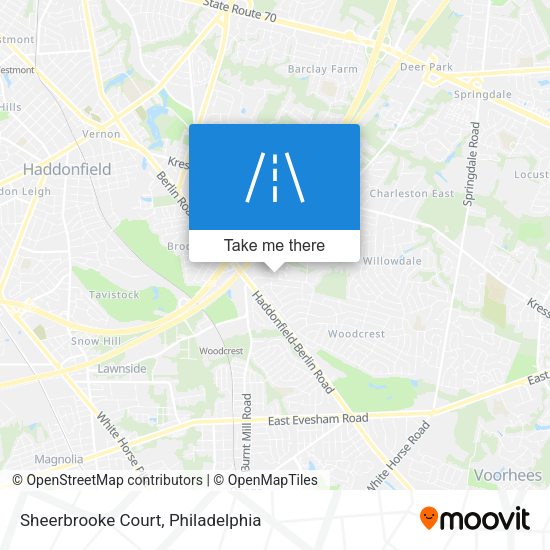 Mapa de Sheerbrooke Court