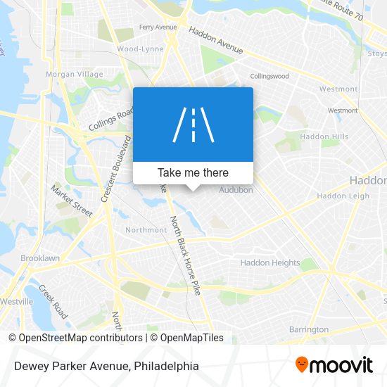 Dewey Parker Avenue map