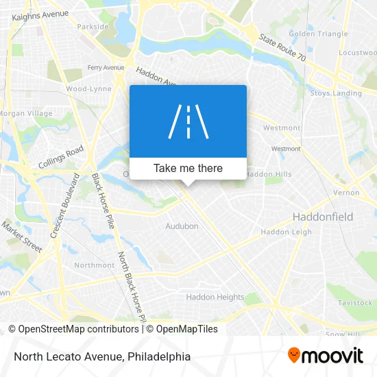 North Lecato Avenue map