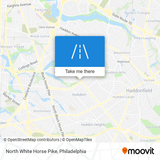 North White Horse Pike map