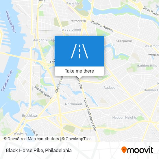 Black Horse Pike map