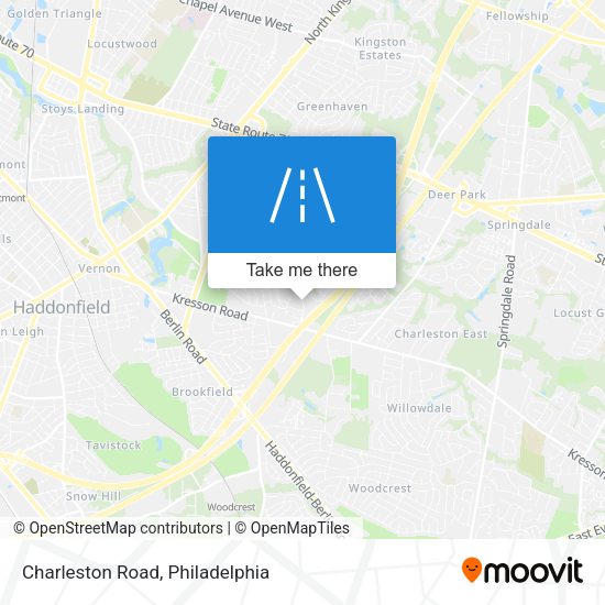 Mapa de Charleston Road