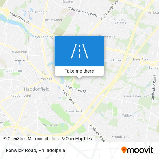 Fenwick Road map