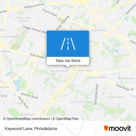 Mapa de Kaywood Lane