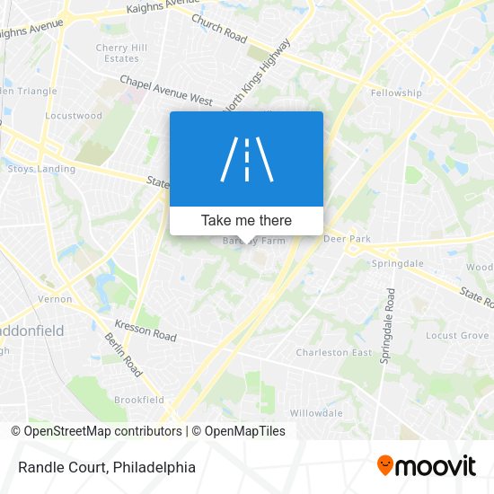 Mapa de Randle Court
