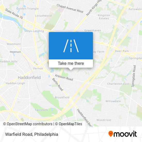 Warfield Road map