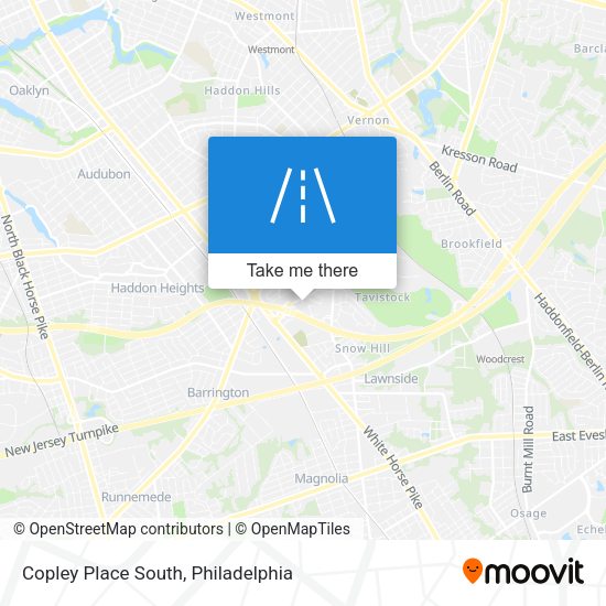 Copley Place South map