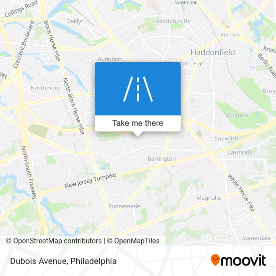 Mapa de Dubois Avenue