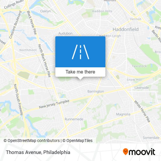 Thomas Avenue map