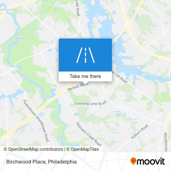 Birchwood Place map