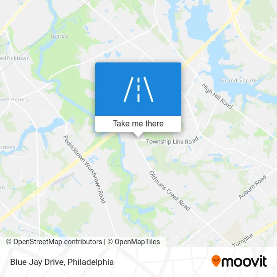 Blue Jay Drive map