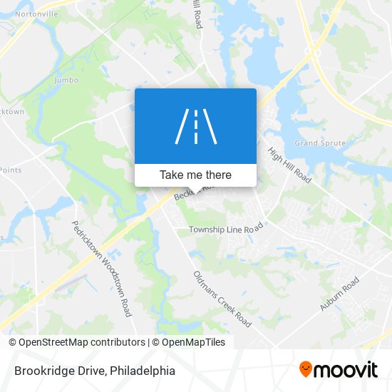 Brookridge Drive map