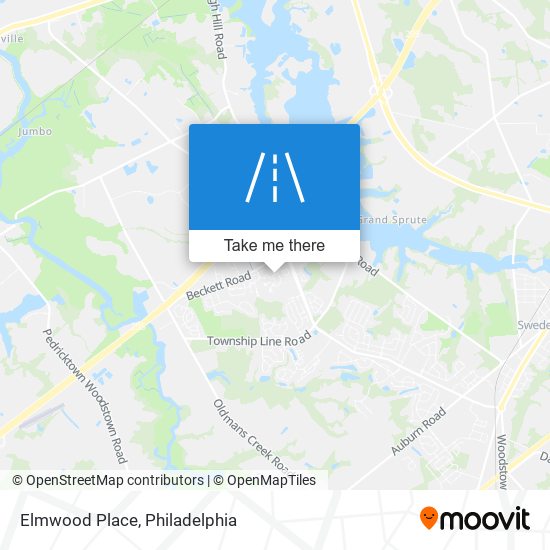 Elmwood Place map