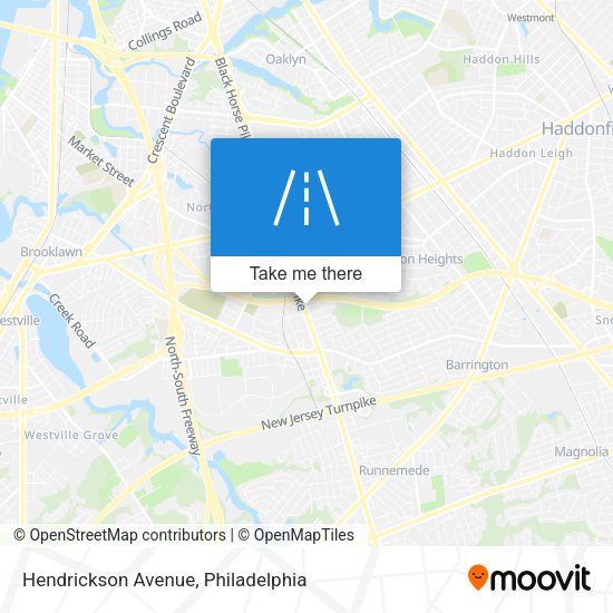 Hendrickson Avenue map