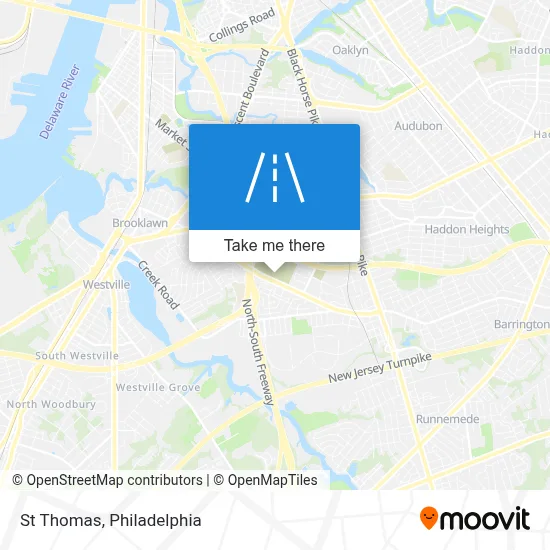St Thomas map