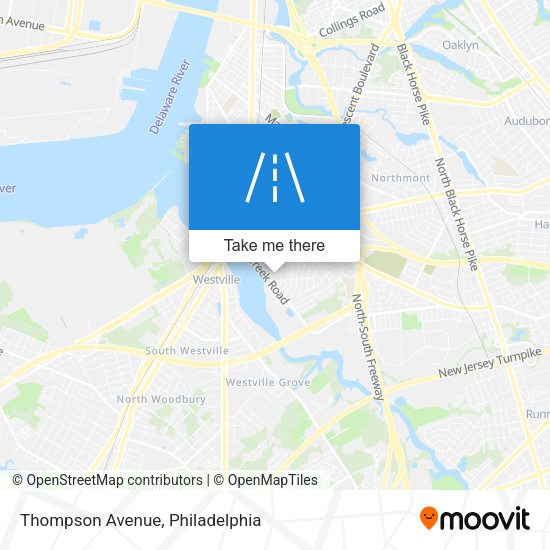 Thompson Avenue map