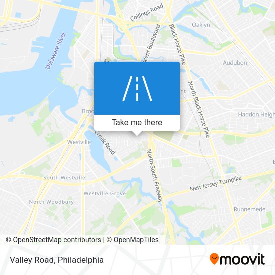 Mapa de Valley Road