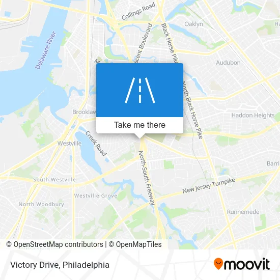Victory Drive map