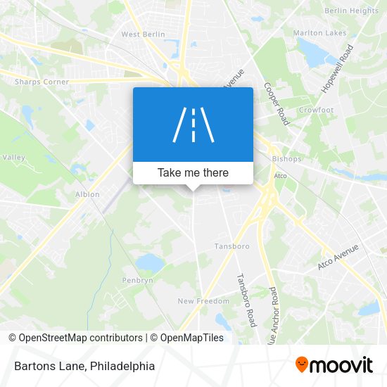 Mapa de Bartons Lane